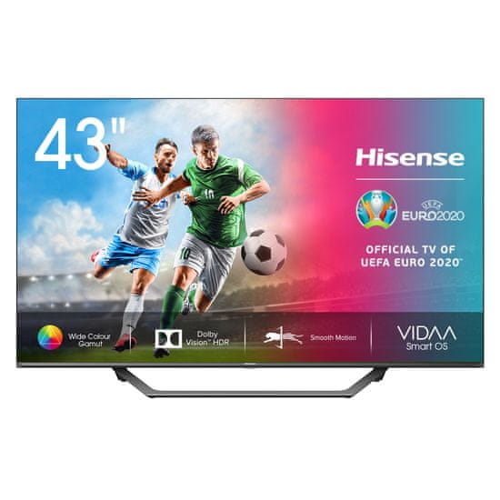 Hisense 43A7500F 4K UHD LED televizijski prijemnik, Smart TV