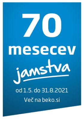 Beko: 70 mesecev jamstva