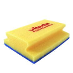 Vileda Professional High Foam Glitzi spužva za čišćenje, s plavom podlogom, velika, žuta