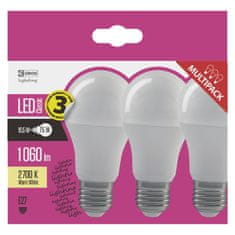 EMOS LED žarulja Classic A60 10,5W E27 WW, 3/1