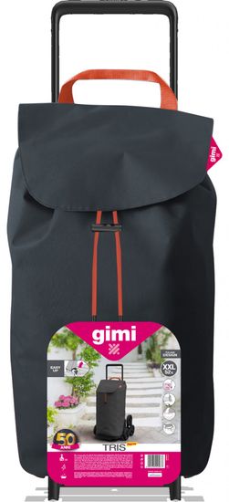 Gimi Tris Floral kolica za kupovinu, siva