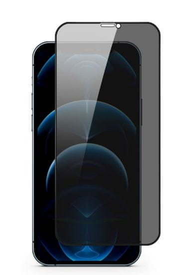 EPICO Edge to Edge Privacy Glass IM zaštitno staklo za iPhone 12 Pro Max (17,01 cm/6,7"), crno