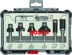 Bosch Set glodala za ravnanje rubova od 8 mm, 6 komada (2607017469)