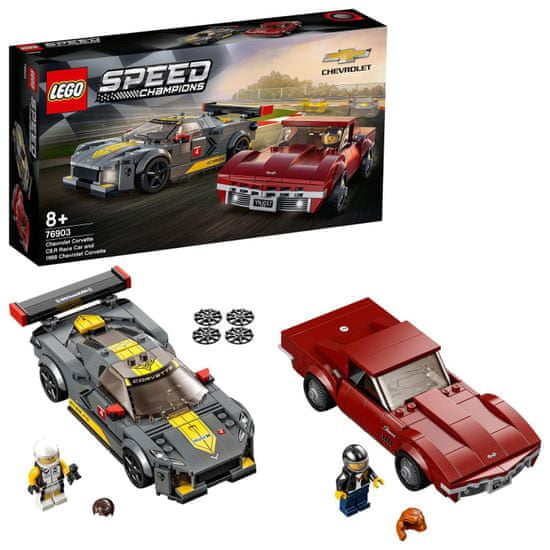 LEGO Speed Champions 76903 Chevrolet Corvette C8.R i 1968 Chevrolet Corvette