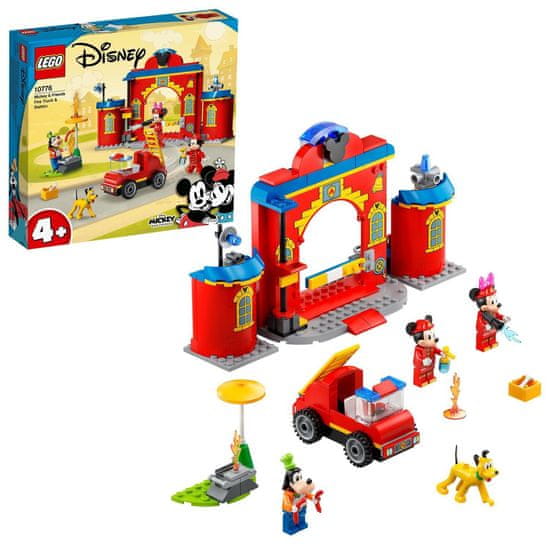 LEGO Disney Mickey and Friends 10776 Vatrogasni dom i auto za Mickeyja i prijatelje