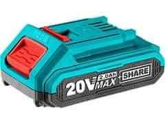 Total Bežični trimer za travu TGTLI20301 Bežični trimer za travu, 20V Li-ion, 2000mAh, baterija i punjač