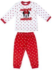 Disney pidžama za djevojčice Minnie 2200006158, 86, crvena