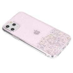WHB Sparkle maskica za Samsung Galaxy S21 Ultra,prozirno-ružičasta, sa šljokicama