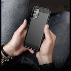 MG Carbon Case Flexible silikonska maska za Samsung Galaxy A32 5G, crno