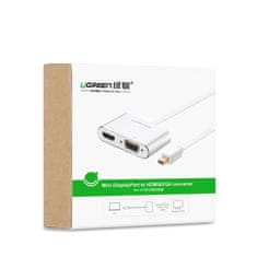 Ugreen MD115 adapter HDMI - VGA - MiniDP Full HD, bijela