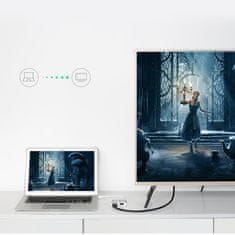 Ugreen MD115 adapter HDMI - VGA - MiniDP Full HD, bijela