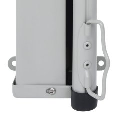 Vidaxl Uvlačiva bočna tenda za terasu 200 x 300 cm crna