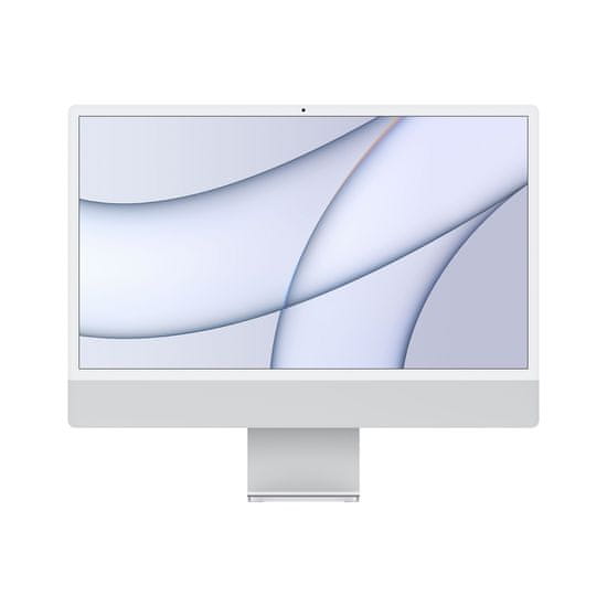 Apple iMac 24 računalo, 7C GPU, 256 GB, Silver - SLO (mgtf3cr/a)