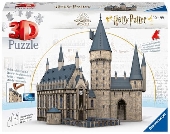 Ravensburger 3D Puzzle Harry Potter - dvorac Hogwarts, 540 komada