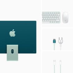 Apple iMac 24 računalo, 256 GB, Green - SLO (mgph3cr/a)