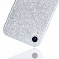 WHB Bling maskica za Samsung Galaxy A12 A125, silikonska, svjetlucava, srebrna