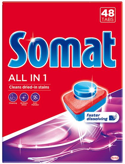 Somat tablete za perilicu suđa All in One, 48 komada
