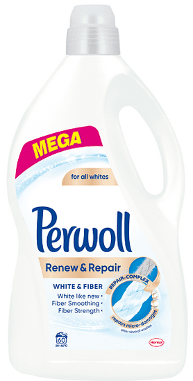 Perwoll tekući deterdžent Renew Advanced White, 3 l, 60 pranja