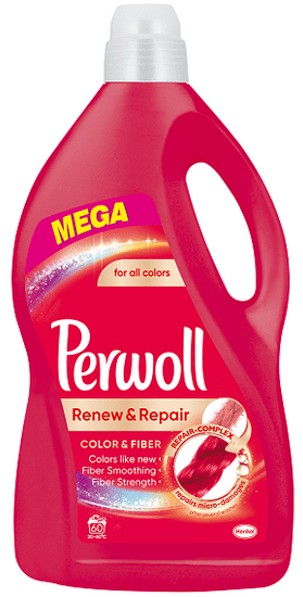 Perwoll gel za pranje Renew Advanced Color, 3 l, 60 pranja