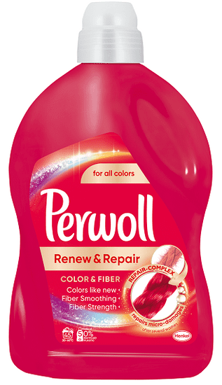 Perwoll gel za pranje Renew Advanced Color, 2,7 l, 45 pranja