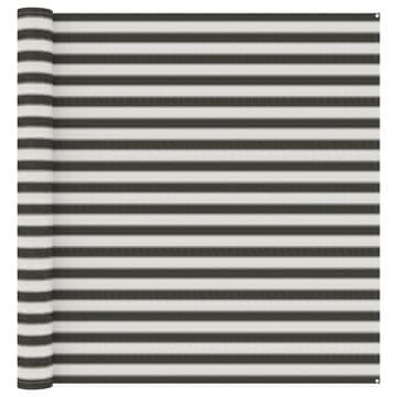 Vidaxl Prostirka za šator, 300 x 500 cm, antracit/bijela