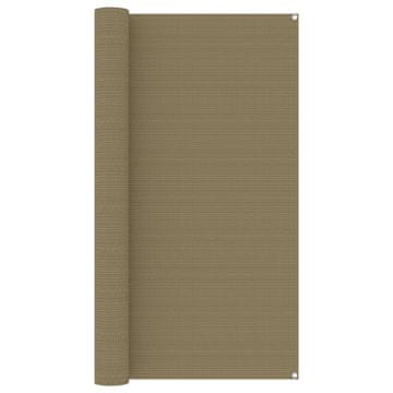 Vidaxl Tepih za šator 200 x 400 cm smeđe-sivi