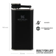 Stanley The Easy Fill Wide Mouth pljoska, 0,23 l crna