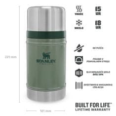 Stanley The Legendary Classic posuda, vakuumska, 0,70 l, zelena