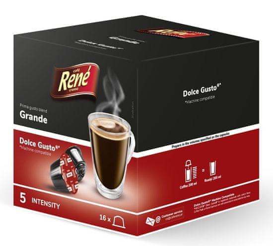 René set kapsula Grande za aparat za kavu Dolce Gusto, 16 komada
