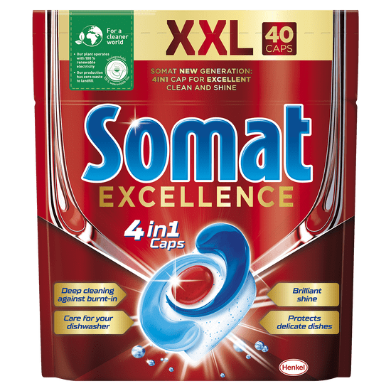 Somat kapsule za perilicu posuđa Excellence 4u1, 40/1