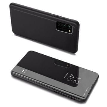 Clear Preklopni etui Clear View za Samsung Galaxy A03s, crna