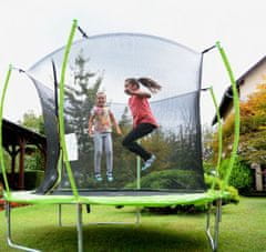 Legoni Space trampolin sa zaštitnom mrežom, 366 cm, zeleni