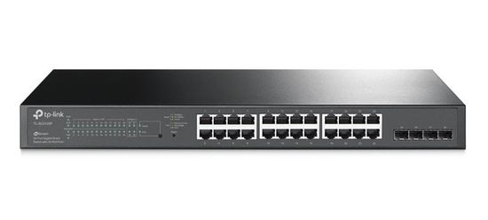 TP-Link JetStream TL-SG2428P mrežni prekidač, 24 PoE+ port, 4x Gigabit SFP