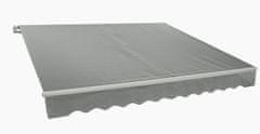 Rojaplast platneni krov P4512, 3,95 x 2,5 m, tamno siva