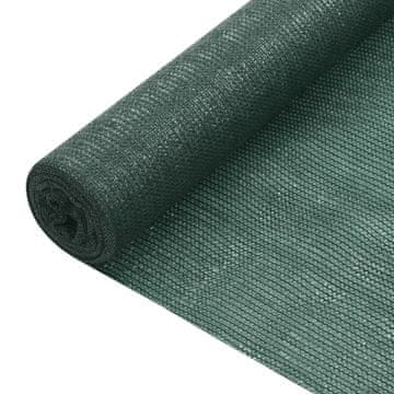 Vidaxl Mreža za sjenu, zelena, 1,5 x 10 m, HDPE, 75 g/m²