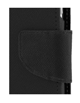 Havana Fancy Diary maskica za Nokia 3.4, preklopna, crna
