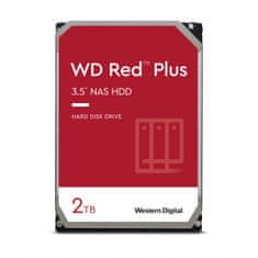 Western Digital Red Plus tvrdi disk, 2 TB, SATA3, 5400 rpm, 128 MB (WD20EFZX)