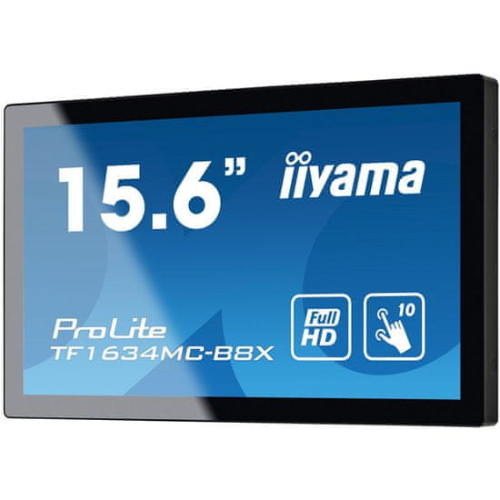 iiyama ProLite TF1634MC-B8X LED monitor na dodir, 39,5 cm (15,6), IPS, HDMI, DP, VGA