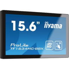 iiyama ProLite TF1634MC-B8X LED monitor na dodir, 39,5 cm (15,6), IPS, HDMI, DP, VGA