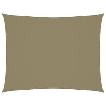 Vidaxl Jedro protiv sunca od tkanine Oxford pravokutno 3 x 4 m bež