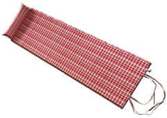 ACRAsport Ležaljka za plažu s jastukom crvena 184 x 55 x 1,5 cm L02/1-CRV