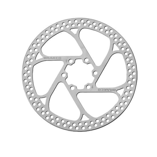 Barbieri disk rotor, 203 mm, srebrni