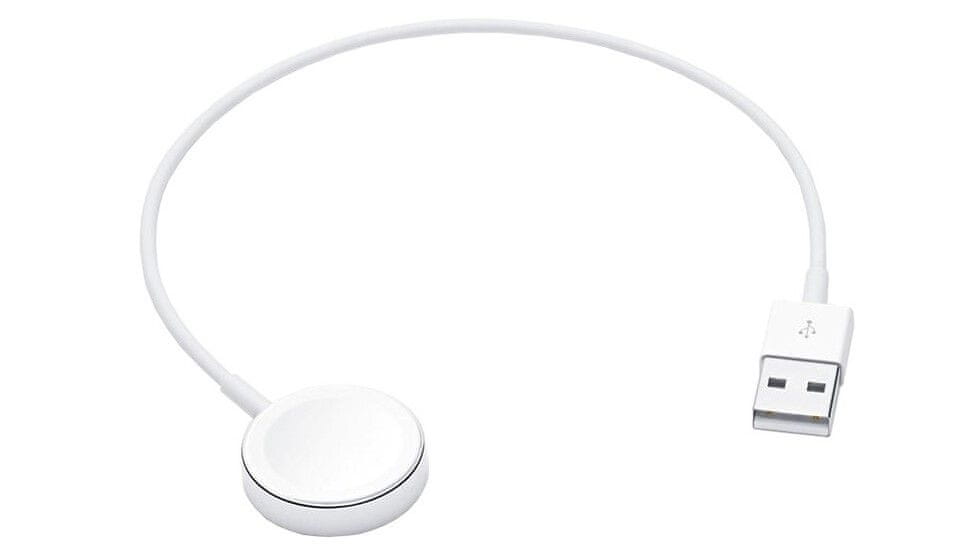 Apple magnetski kabel za punjenje za Apple Watch, 0,3 m, bijeli (MX2G2ZM/A)