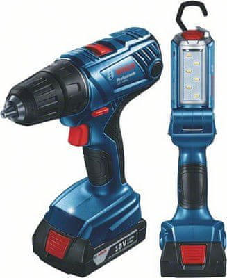 BOSCH Professional komplet akumulatorskog alata GSR 180-LI i GLI 18V-300 (06019F8103)