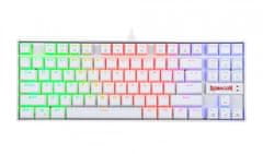 Redragon Kumara 2 K552-2 mehanička tipkovnica, RGB, TKL, plave tipke, bijela