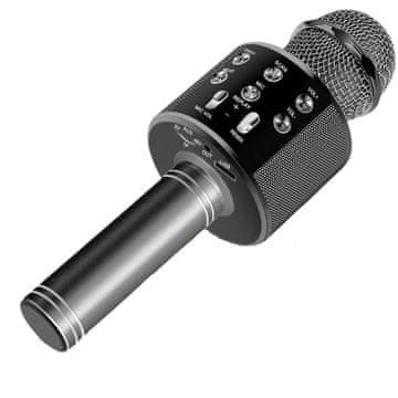 MG Bluetooth Karaoke mikrofon s zvučnikom, crno