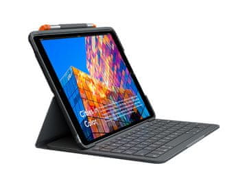 Logitech Slim Folio maskica s tipkovnicom za iPad Air 10.5 (3. gen.), grafitno siva