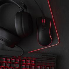 MG gaming podloga za miš, RGB LED, 80x30 cm, crno