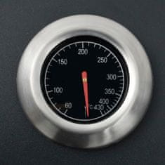 Vidaxl Plinski roštilj s 4 +1 zonom za kuhanje crni čelični