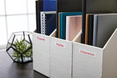 Dymo D1 traka 12 mm, crvena na bijeloj, 45015 (S0720550)